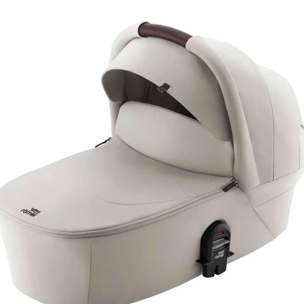 Britax Römer Smile 5Z lux inkl. liggedel - soft taupe- Kombivogne Med Ergonomiske Sæder