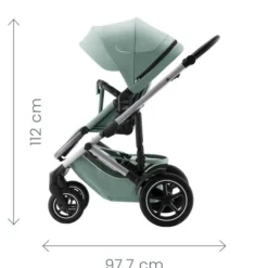 Britax Römer Smile 5Z lux inkl. liggedel og Baby-Safe Core autostol - urban olive/space black- Kombivognspakker|Vognpakker