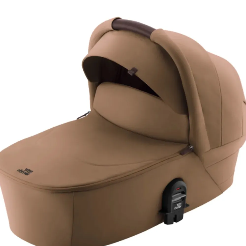 Britax Römer Smile 5Z lux inkl. liggedel og Baby-Safe Core autostol - warm caramel/space black- Kombivognspakker