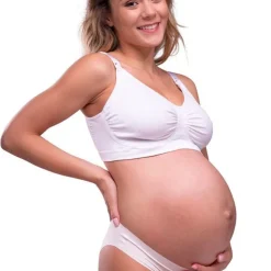 Carriwell Sømløs Amme BH Med Gelé Bøjle - Hvid- Amme Bh'Er