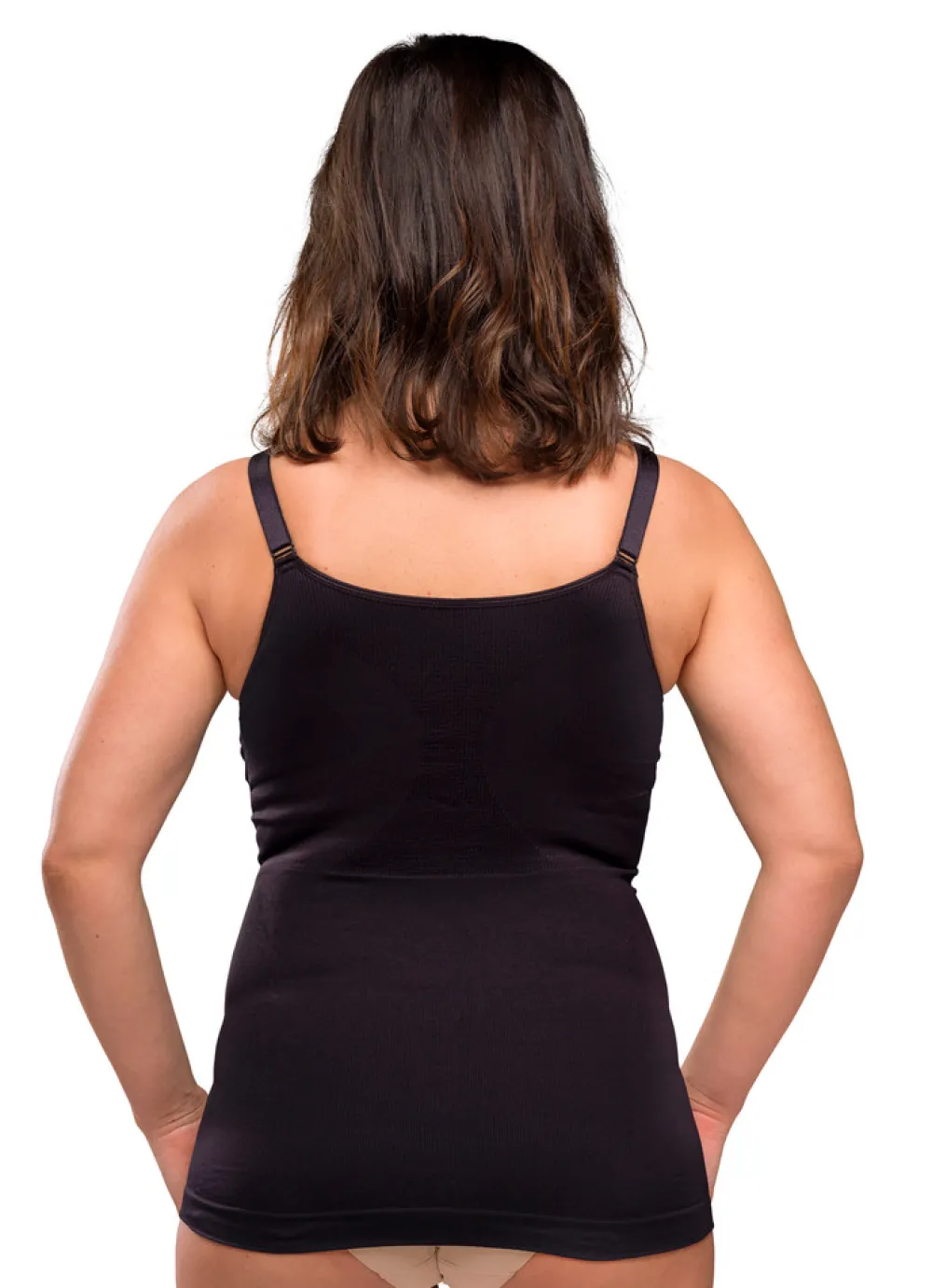 Carriwell Sømløs Ammetop Med Shapewear - Sort- Amme Bh'Er|Overdele