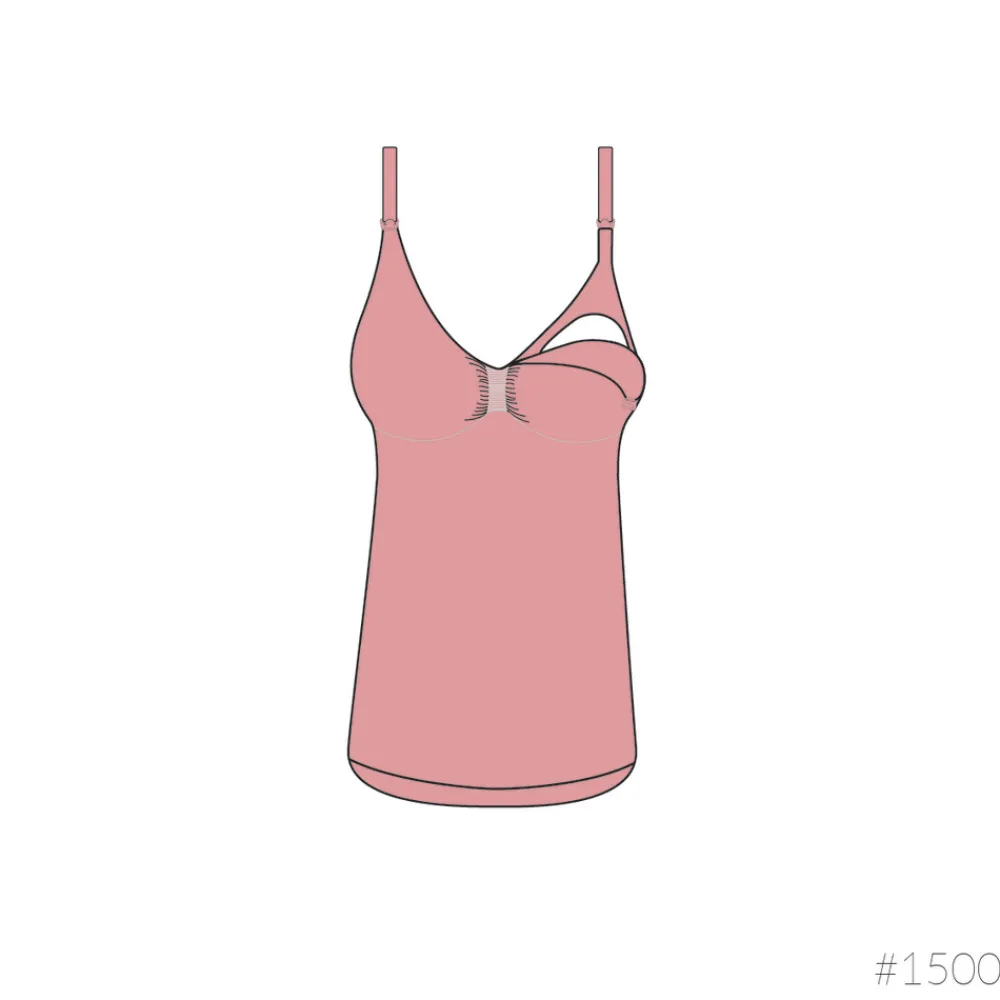 Carriwell Sømløs Ammetop Med Shapewear - Sort- Amme Bh'Er|Overdele