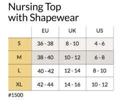 Carriwell Sømløs Ammetop Med Shapewear - Sort- Amme Bh'Er|Overdele