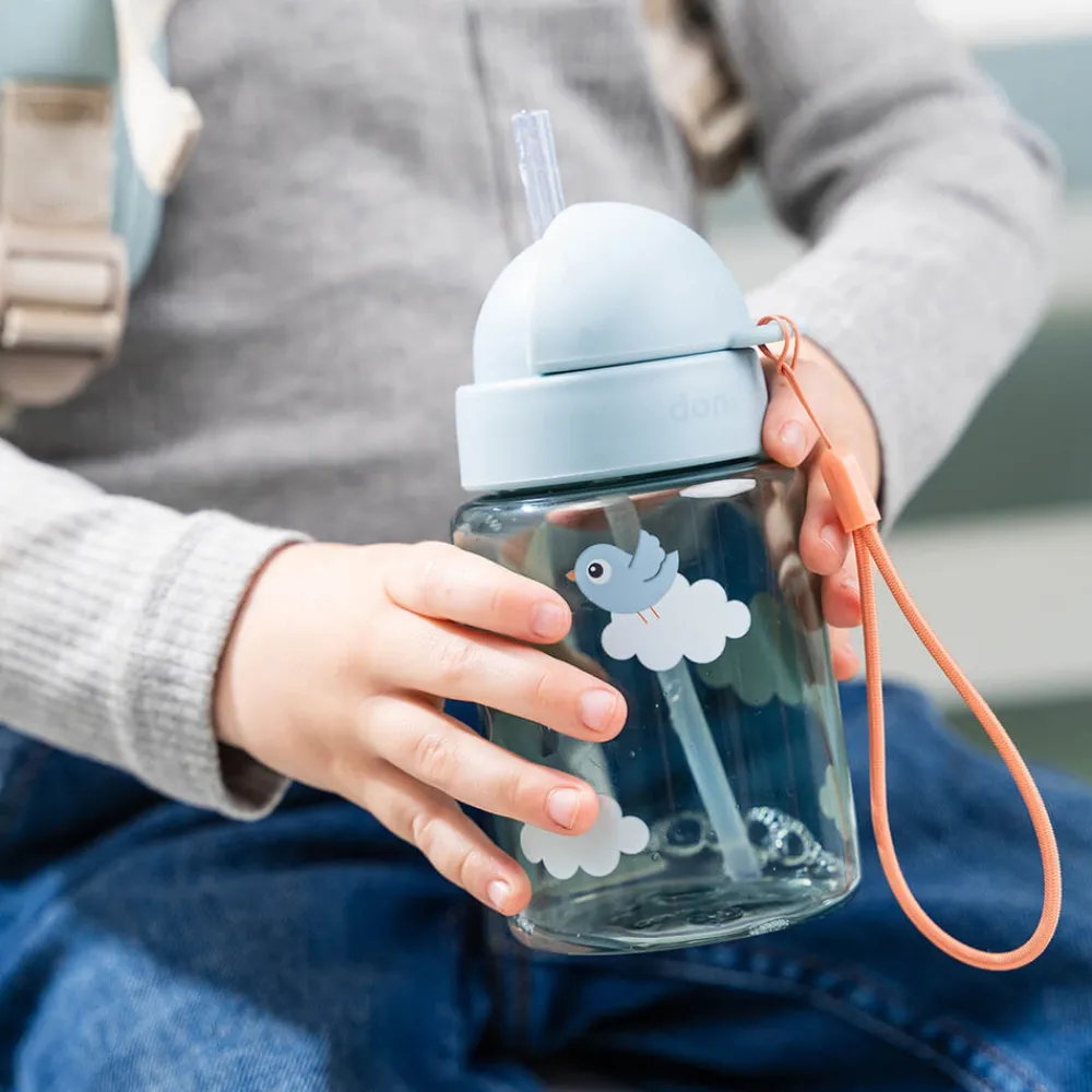 Done By Deer Snack & madkasse m/drikkedunk Playground Blå- Madkasser & Drikkedunke