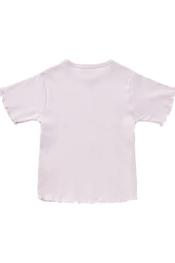 Copenhagen Colors Sommer pointelle t-shirt - LAVENDER- T-Shirts & Toppe
