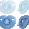 Philips Avent Soothie, 0-6 m, lyseblå/blå- Sutter