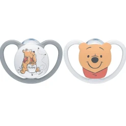 NUK Space Silicon S1 - Winnie The Pooh 2 stk- Sutter