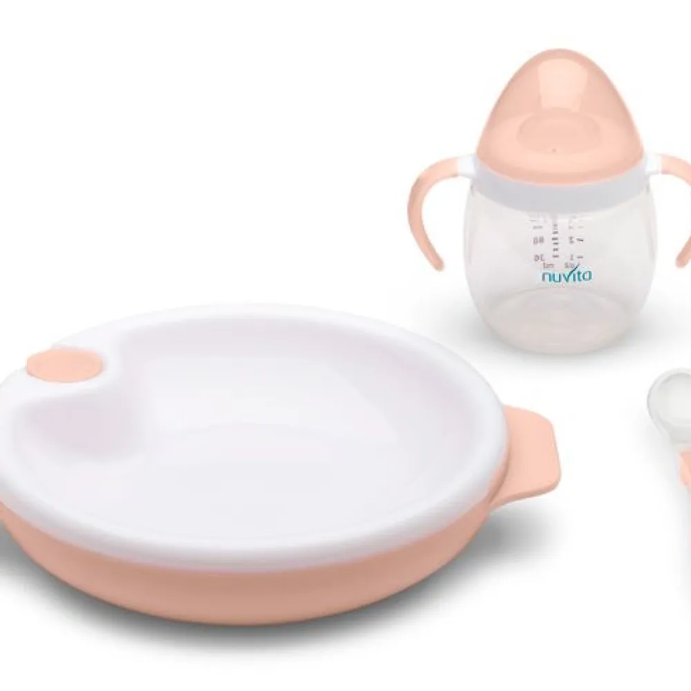 Nuvita Spisesæt 6m+ ENGLISH ROSE- Service