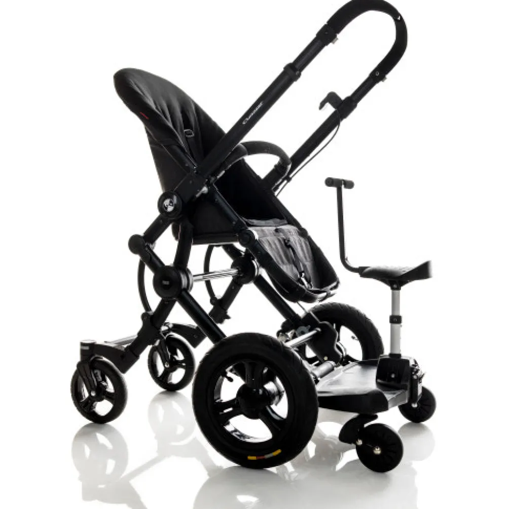 Bumprider Søskendebræt Med Sæde - Sort- Ståbræt