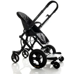 Bumprider Søskendebræt Med Sæde - Sort- Ståbræt