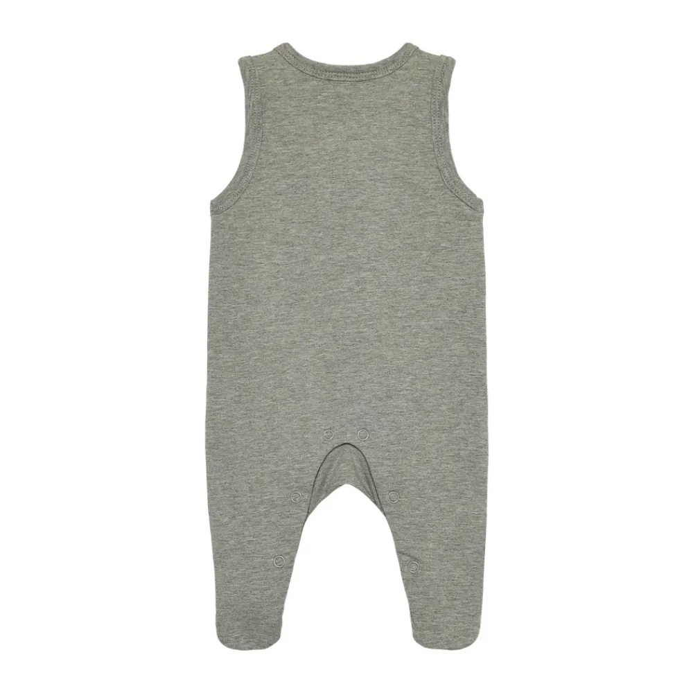 BeKids Sæt m. Body Langærmet+Overall - 9709- Bodysæt|Heldragter M. Fod