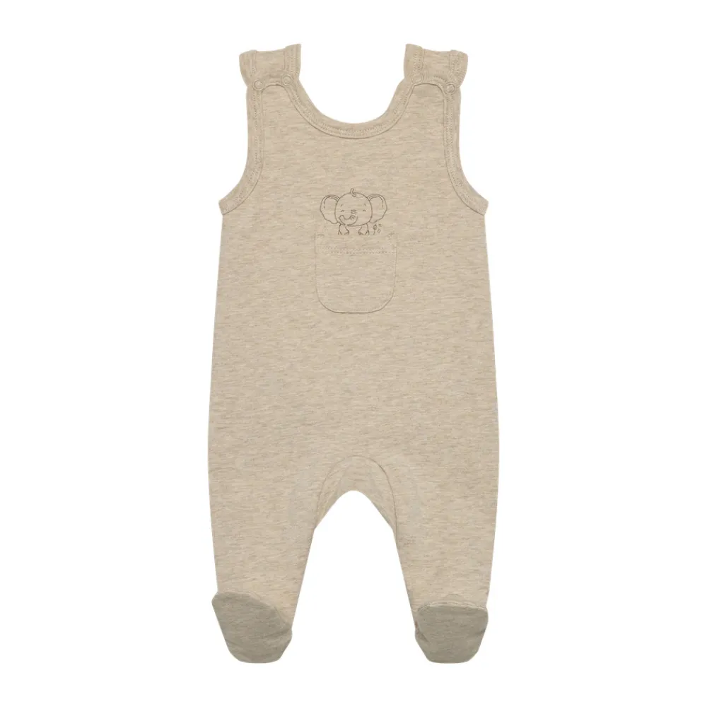 BeKids Sæt m. Body Langærmet+Overall - 2350- Bodysæt|Heldragter M. Fod