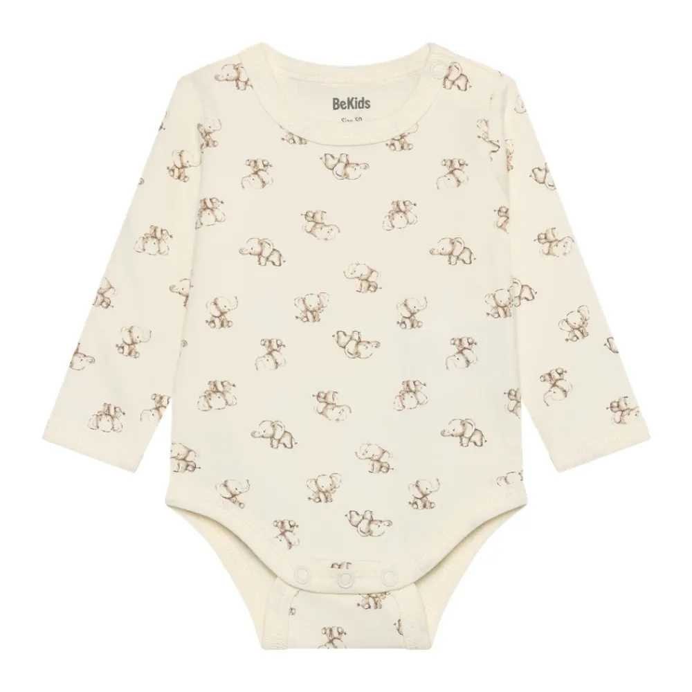 BeKids Sæt m. Body Langærmet+Overall - 2350- Bodysæt|Heldragter M. Fod