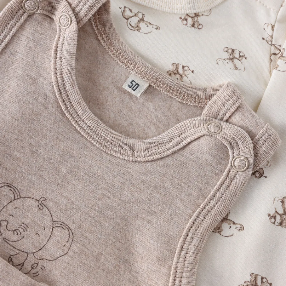 BeKids Sæt m. Body Langærmet+Overall - 2350- Bodysæt|Heldragter M. Fod