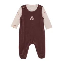 Fixoni Sæt m. Body og velour bukser - 4953- Heldragter M. Fod