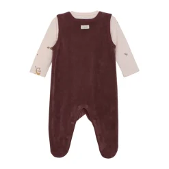 Fixoni Sæt m. Body og velour bukser - 4953- Heldragter M. Fod