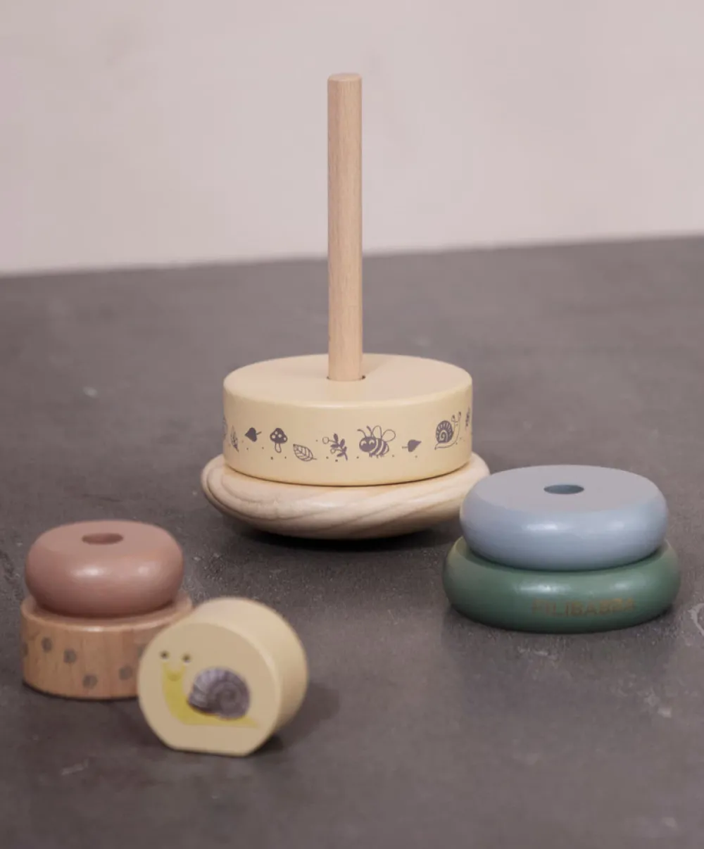 Filibabba Stabletårn i træ- Stabelklodser