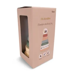 Filibabba Stabletårn i træ- Stabelklodser