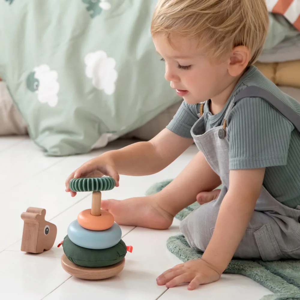 Done By Deer Stabletårn Raffi Farve mix- Stabelklodser