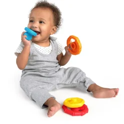 Baby Einstein Stack & Teethe Multi-tekstur legesæt m. bideringe- Stabelklodser