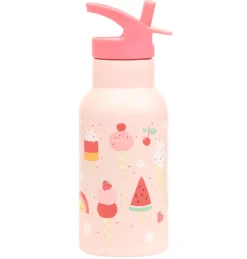 A Little Lovely Company Stainless steel drink bottle: Ice-cream- Madkasser & Drikkedunke