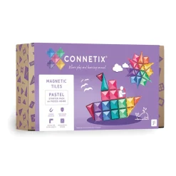 CONNETIX Starter Pack - magnetsæt 64 dele - pastel- Magnetlegesæt