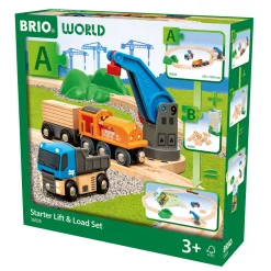 Brio Startsæt Løft & Læs - FSC®- Togbaner & Tog