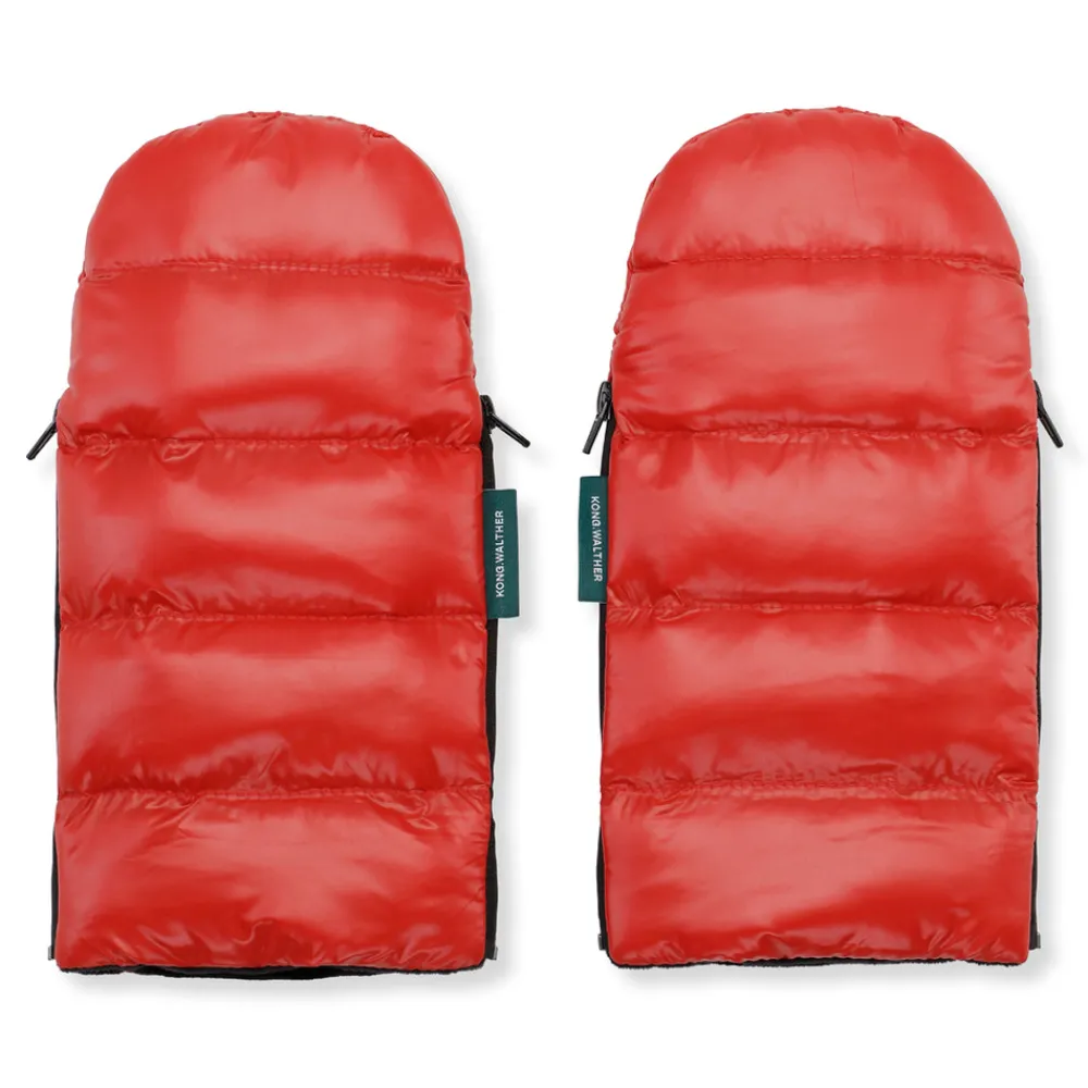 KongWalther Østerbro handsken 2.0 - puffer red- Vognhandsker