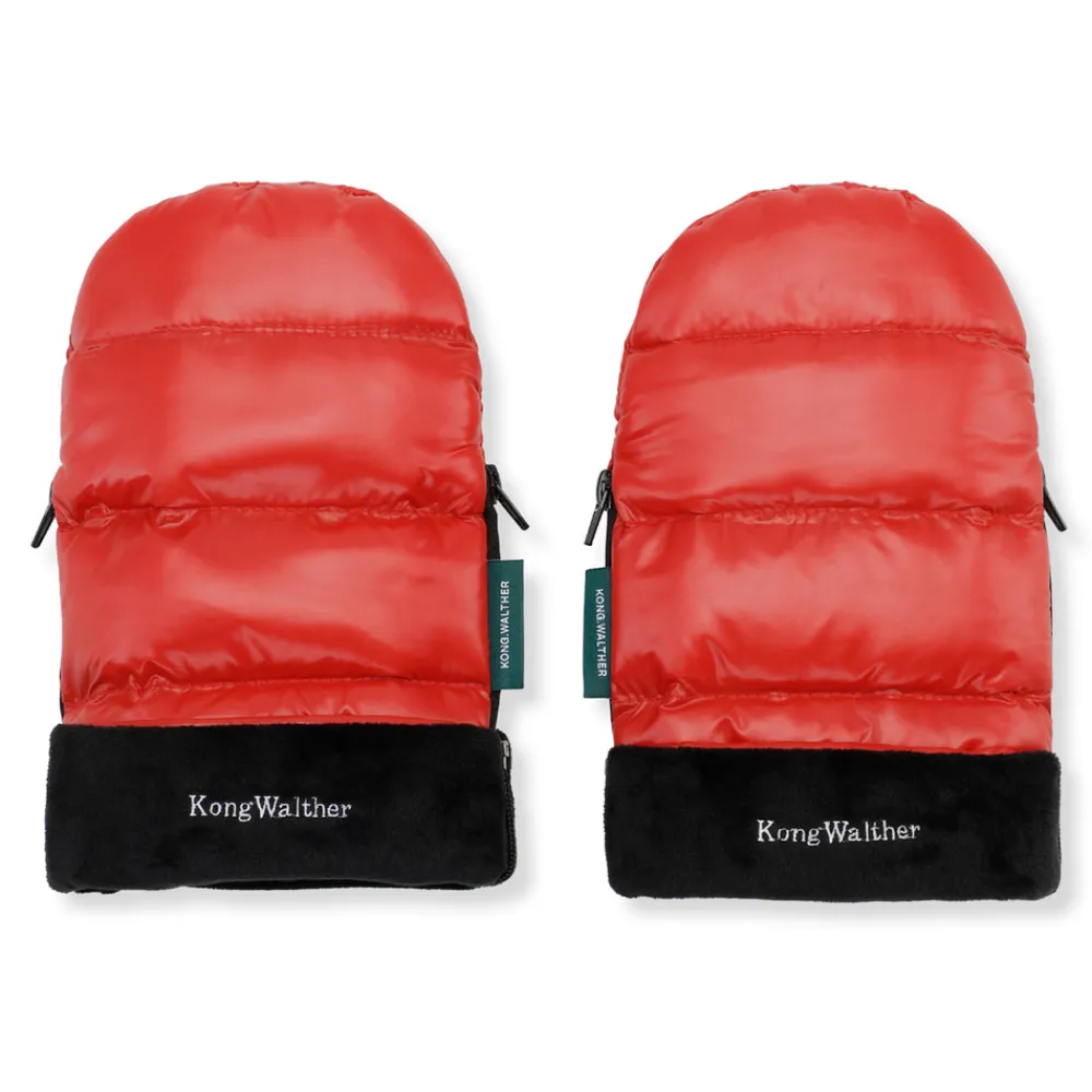KongWalther Østerbro handsken 2.0 - puffer red- Vognhandsker