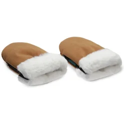 KongWalther Østerbro handsken Mini - brown faux suede- Vognhandsker