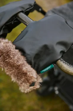 KongWalther Østerbro handsker - sort fur- Vognhandsker