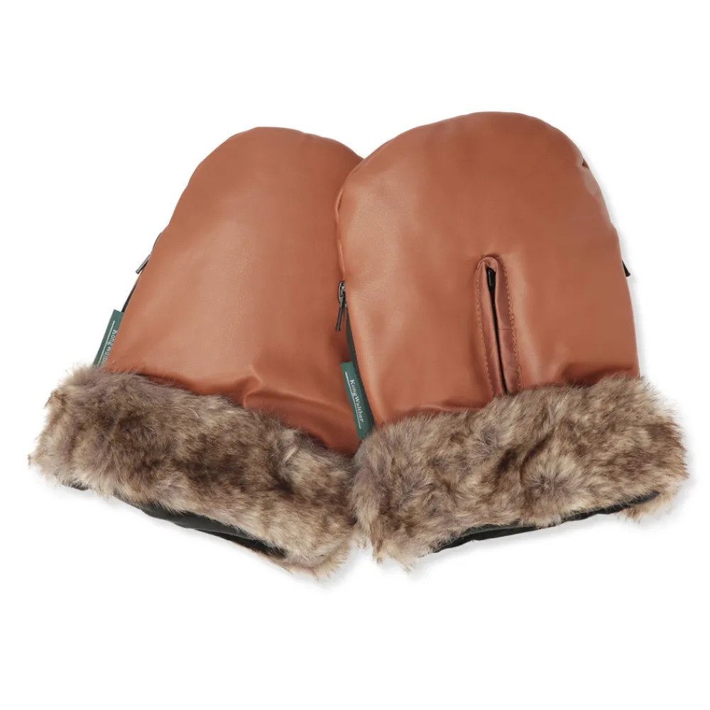 KongWalther Østerbro handsker - toffee fur- Vognhandsker