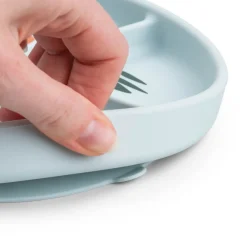 Done By Deer Stick&Stay inddelt tallerken Playground Blå- Service