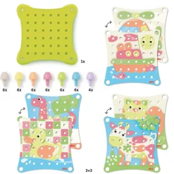 QUERCETTI Stiftmosaik Play Eco+ Jumbo Peggy Evo (41 dele)- Kreasæt