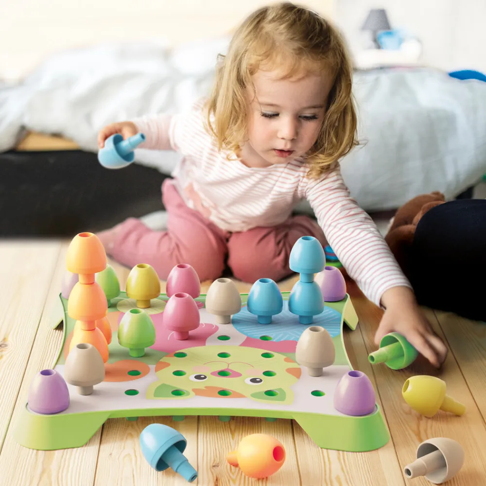 QUERCETTI Stiftmosaik Play Eco+ Jumbo Peggy Evo (41 dele)- Kreasæt