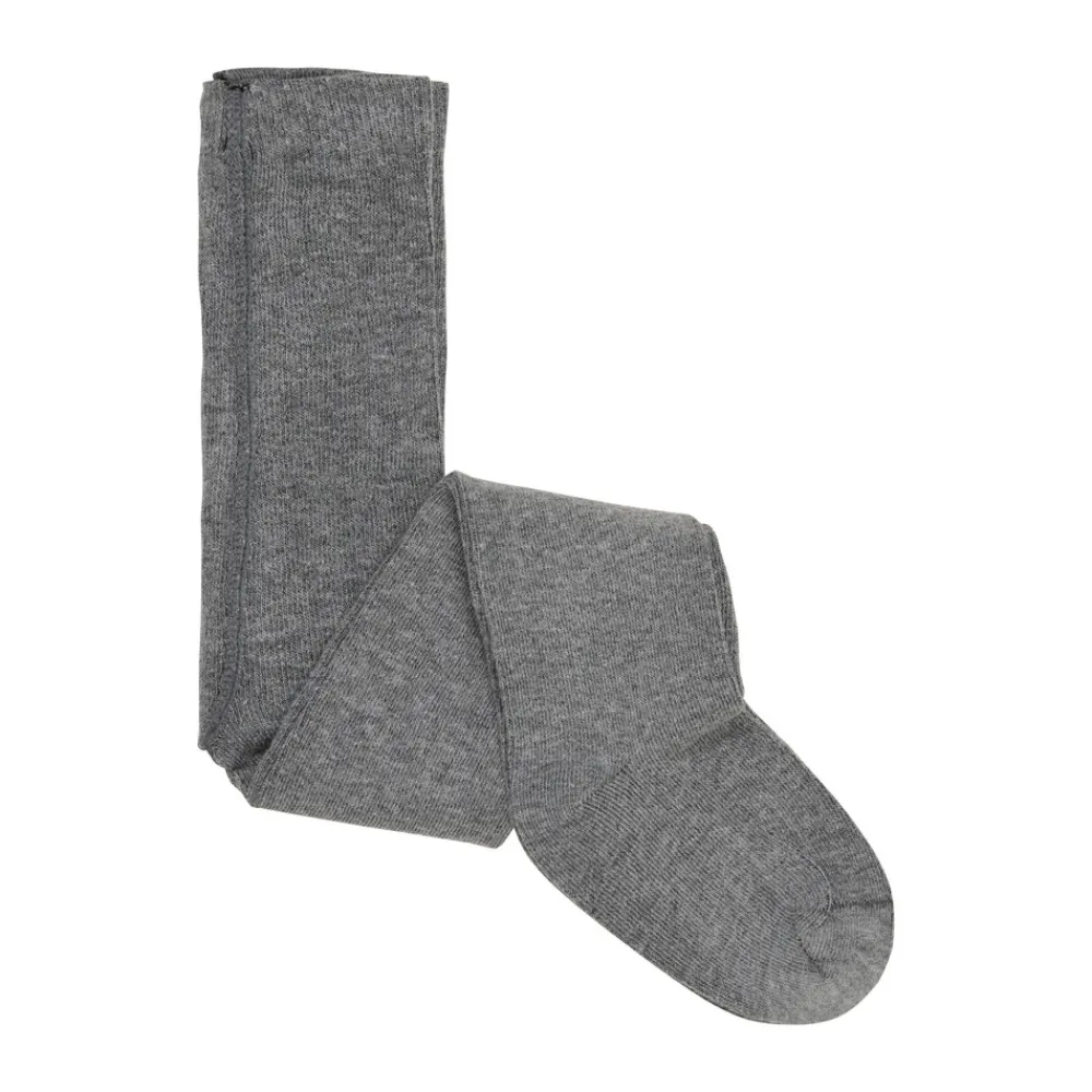 BeKids Stocking - Dark Gray melange- Strømpebukser