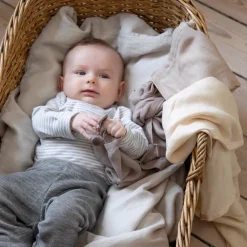 Sebra Stofbleer, 3 stk., moonlight beige-Børn Stofbleer & Klude|Stofbleer