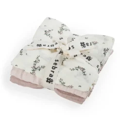 Sebra Stofbleer, 3 stk., powder blossom, rose-Børn Stofbleer & Klude|Stofbleer