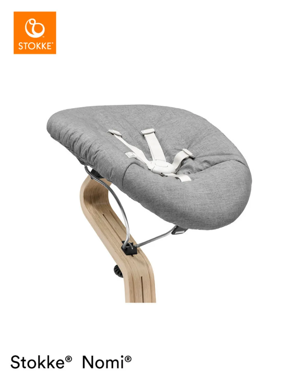 Stokke Nomi NewbornSet Black / Grey / Sand-Børn Tilbehør Til Højstole