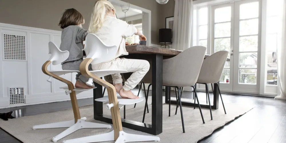 Stokke Nomi Stol - Natural Black-Børn Højstole Uden Tilbehør