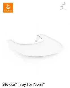 Stokke Nomi Stokke Tray til Nomi - white-Børn Tilbehør Til Højstole