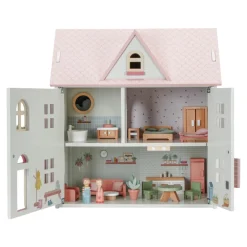 Little Dutch Stort dukkehus med tilbehør- Dukkehuse