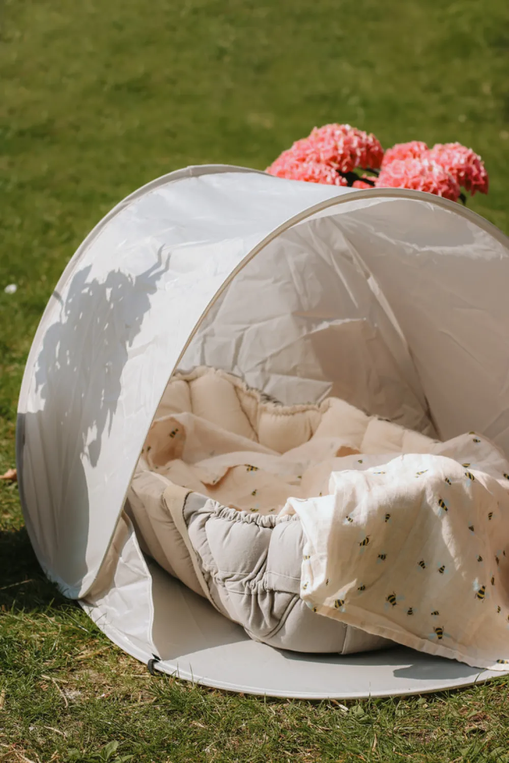 Vanilla COPENHAGEN Strandtelt Sleep - Pop Up - Oyster Grey - UV50+- Uv-Telte