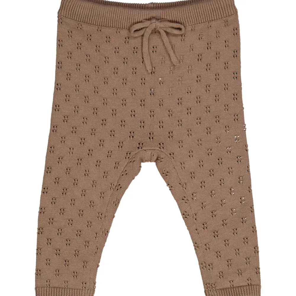 Müsli Strikkede bukser - Walnut- Bukser