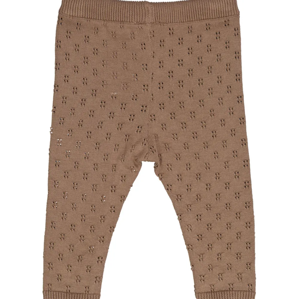 Müsli Strikkede bukser - Walnut- Bukser