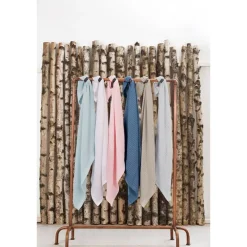 VINTER & BLOOM Striktæppe, bomuld, Golden sand-Børn Tæpper