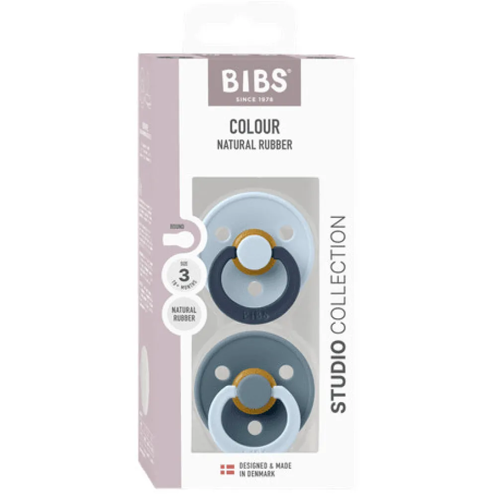BIBS Studio Fusion Colour 2 pk Latex Str 3 Blue Mix- Sutter