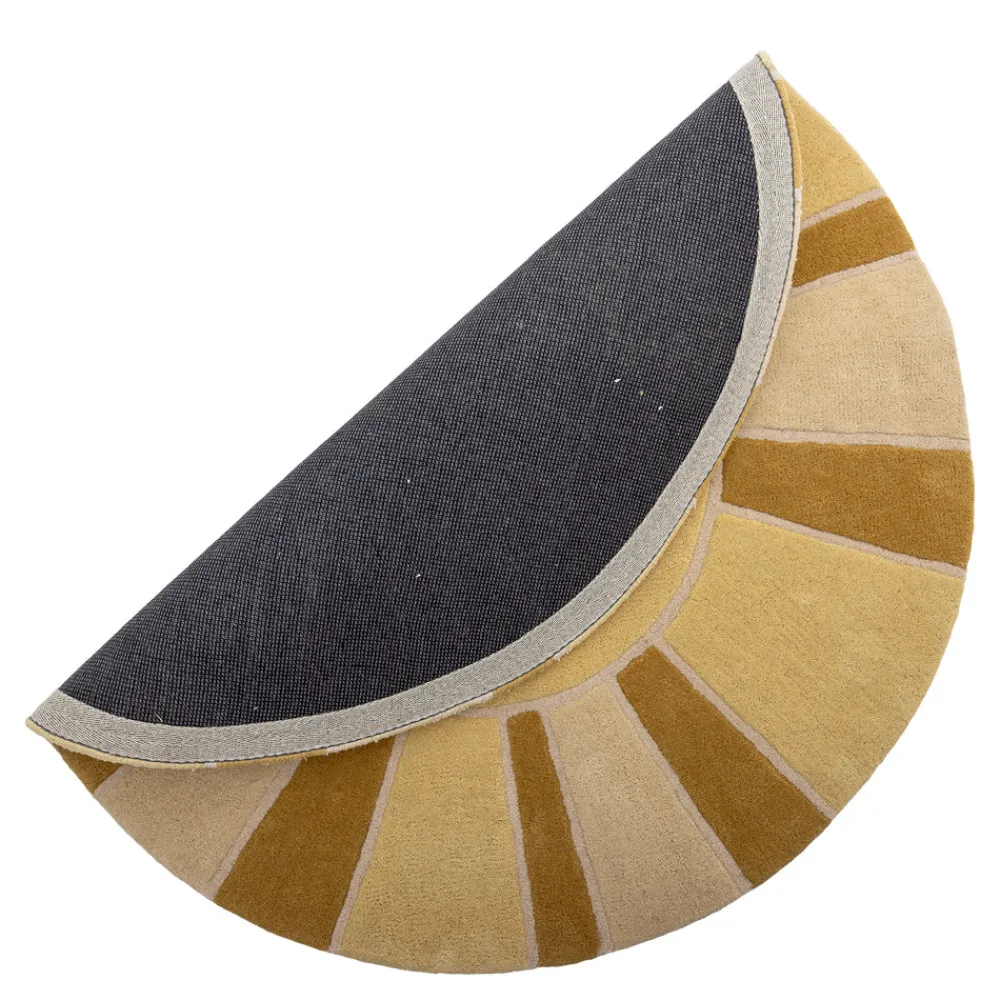 Bloomingvillemini Sun Tæppe, Gul, Uld-Børn Gulvtæpper