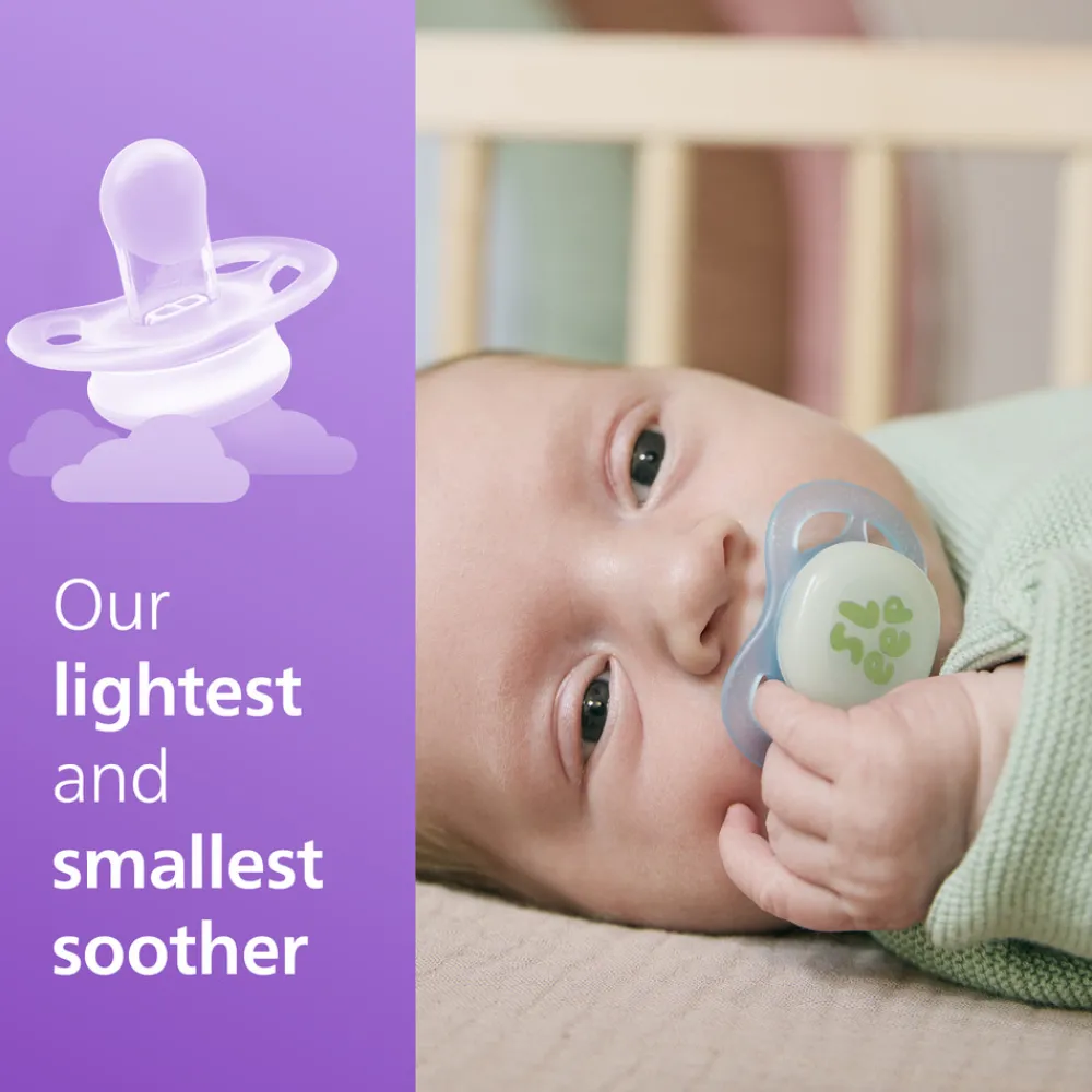 Philips Avent Sut Ultra start, 0-2 m, lysegrøn/lyseblå- Sutter