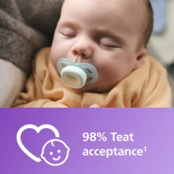 Philips Avent Sut Ultra start, 0-2 m, lysegrøn/lyseblå- Sutter